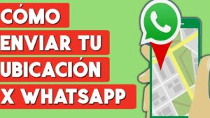 Miniatura de tutorial con fondo verde y bloques rojos de texto en mayúsculas que explican cómo enviar tu ubicación por WhatsApp, acompañada de una mano que sostiene un móvil con un mapa, un marcador y el icono de WhatsApp, optimizada para accesibilidad y búsqueda; Ubicación hemisférica y continental: ventajas y desventajas clave
