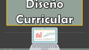 Diapositiva educativa con fondo gris y marco verde que muestra el título Diseño Curricular sobre un portátil con gráficos y tablas, dirigida a docentes y que destaca Ventajas y desventajas del modelo curricular de Tyler para educadores