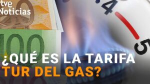 Billetes de euro junto a una llama de gas y un contador doméstico, imagen que ilustra el impacto del precio sobre el consumo y guía visual para comparar opciones de suministro, Ventajas y desventajas tarifa tur gas: ¿te conviene?