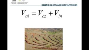 zanjas infiltracion
